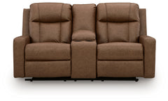 Mackmenville DBL Rec Loveseat w/Console