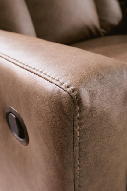 Mackmenville DBL Rec Loveseat w/Console