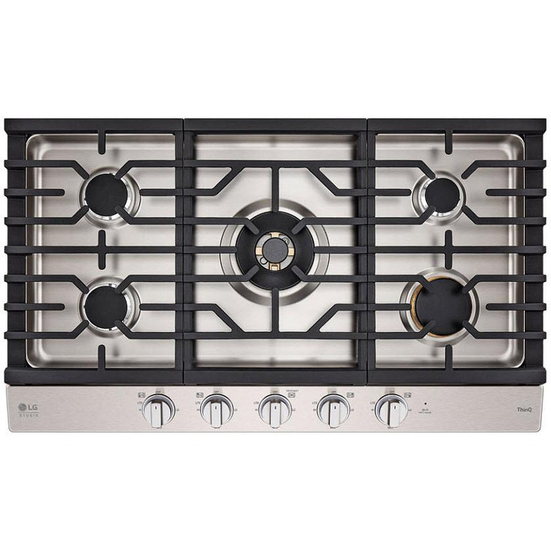 LG STUDIO 30-inch Built-in Gas Cooktop with UltraHeat™ Dual Burner CBGS3028S