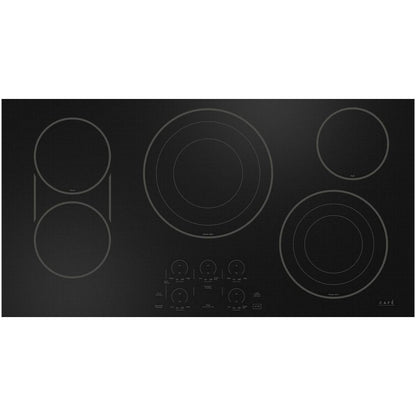  Café 36-inch Built-in Electric Cooktop with Chef Connect CEP90361TBB IMAGE 1