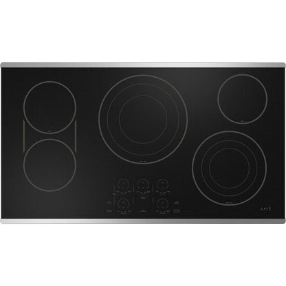  Café 36-inch Built-in Electric Cooktop with Chef Connect CEP90362TSS IMAGE 1
