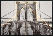 Luminous Crossing Hand-embellished LED in Frame