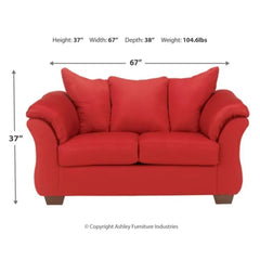 Darcy Salsa Loveseat