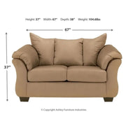 Darcy Loveseat Mocha