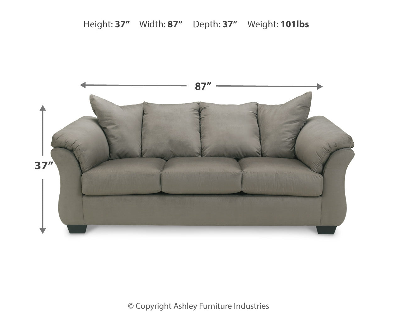 Darcy Sofa, Loveseat and Recliner