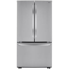  LG 36-inch, 28.7 cu. ft. Freestanding French 3-Door Refrigerator with IcePlus™ LRFCS29D6S IMAGE 1