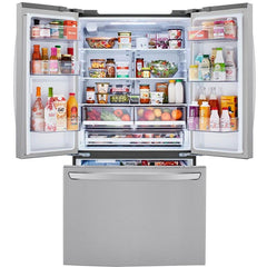  LG 36-inch, 28.7 cu. ft. Freestanding French 3-Door Refrigerator with IcePlus™ LRFCS29D6S IMAGE 2