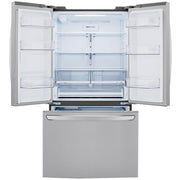  LG 36-inch, 28.7 cu. ft. Freestanding French 3-Door Refrigerator with IcePlus™ LRFCS29D6S IMAGE 3