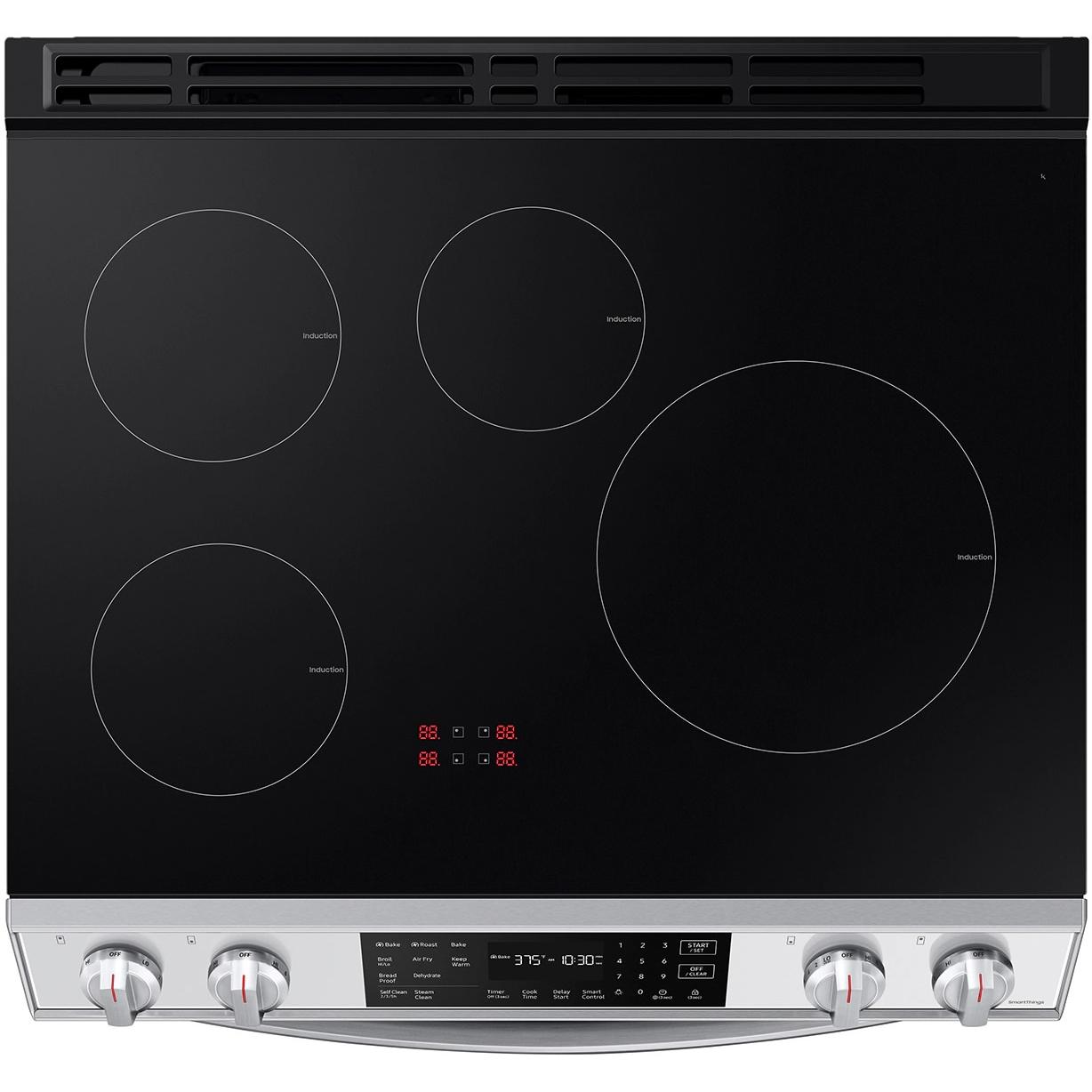 Samsung 30-inch Freestanding Induction Range with Air Fry and Convection+ NE63BB861112/AA IMAGE 10
