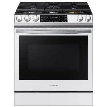 Samsung 30-inch Slide-in Gas Range with Wi-Fi Connect NX60BB851112/AA IMAGE 1