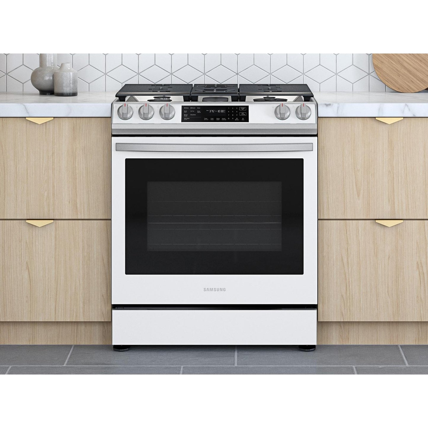 Samsung 30-inch Slide-in Gas Range with Wi-Fi Connect NX60BB851112/AA IMAGE 10