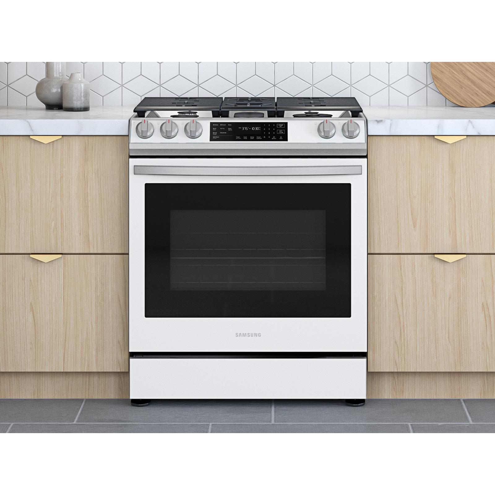 Samsung 30-inch Slide-in Gas Range with Wi-Fi Connect NX60BB851112/AA IMAGE 10