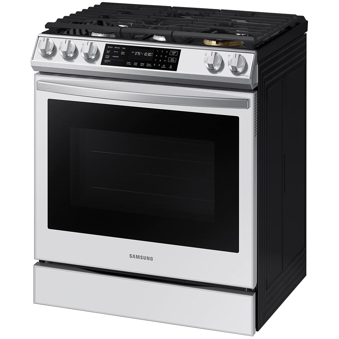 Samsung 30-inch Slide-in Gas Range with Wi-Fi Connect NX60BB851112/AA IMAGE 3