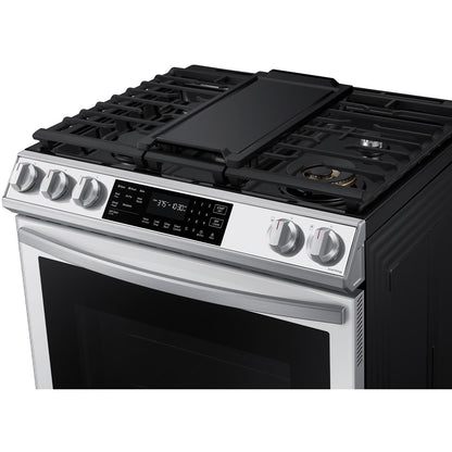 Samsung 30-inch Slide-in Gas Range with Wi-Fi Connect NX60BB851112/AA IMAGE 8