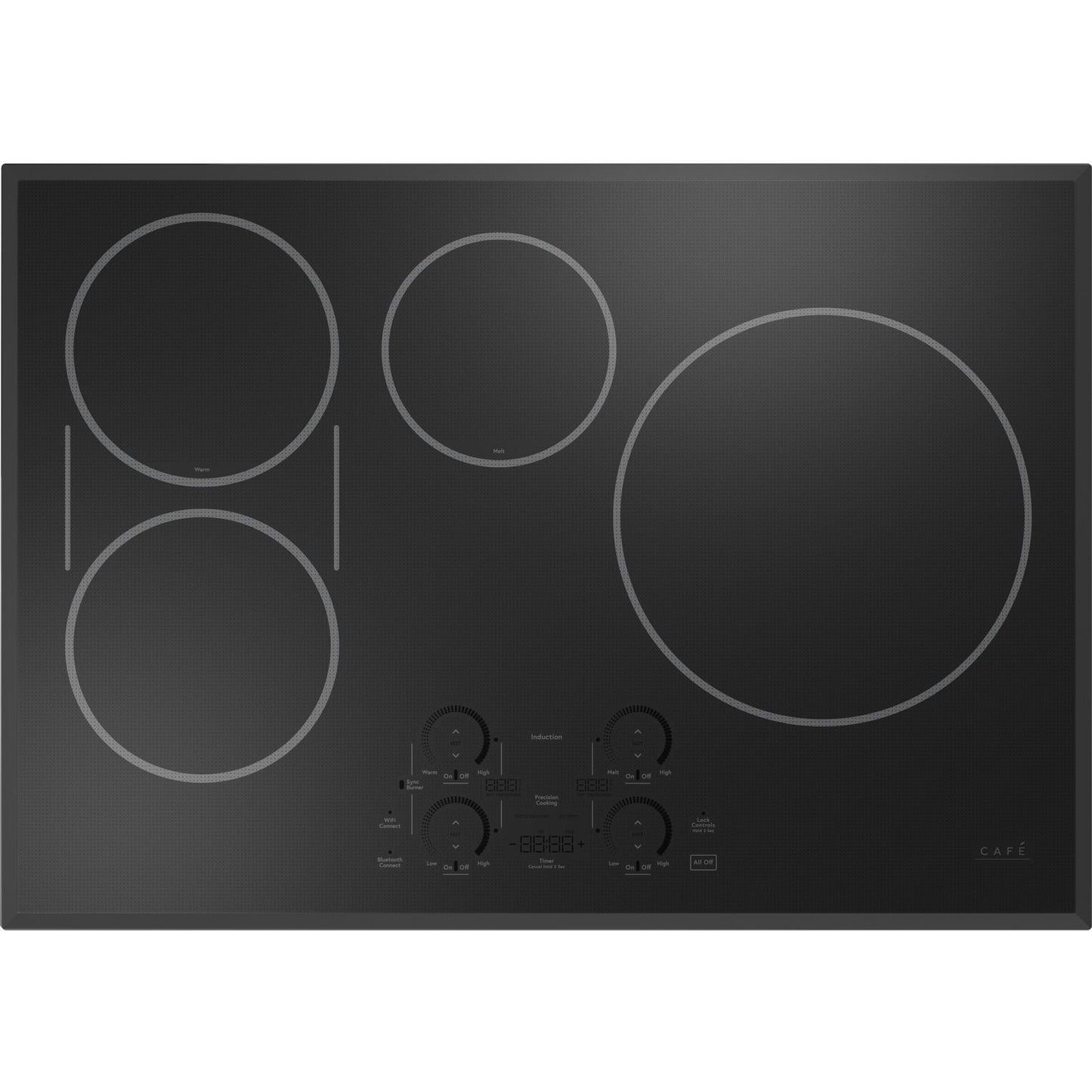  Café 30-inch Built-in Induction Cooktop with Wi-Fi CHP90301TBB IMAGE 1