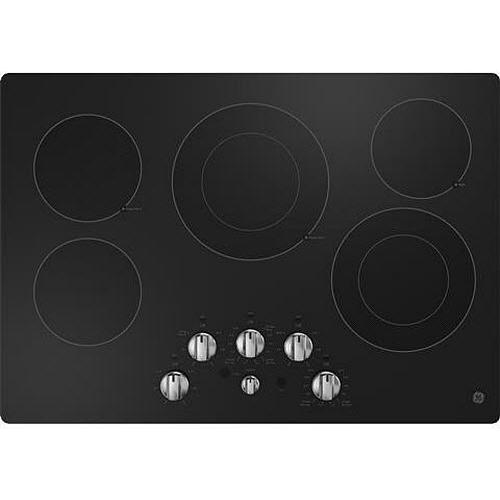  GE 30-inch Built-in Electric Cooktop JEP5030DTBB IMAGE 1