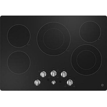 GE 30-inch Built-in Electric Cooktop JEP5030DTBB IMAGE 1