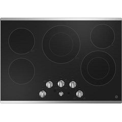  GE 30-inch Built-in Electric Cooktop JEP5030STSS IMAGE 1