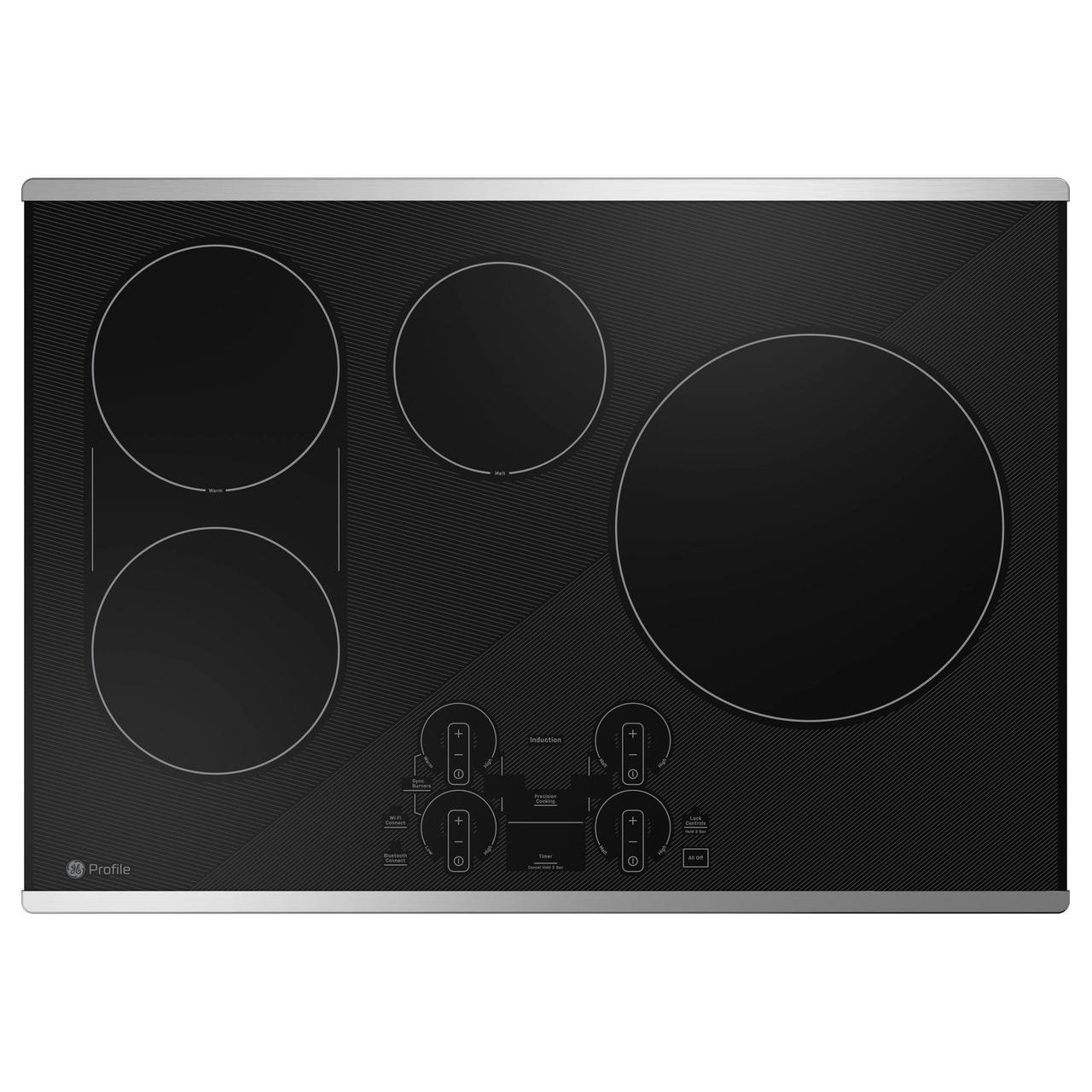  GE Profile 30" Built-In Touch Control Induction Cooktop PHP9030STSS IMAGE 1