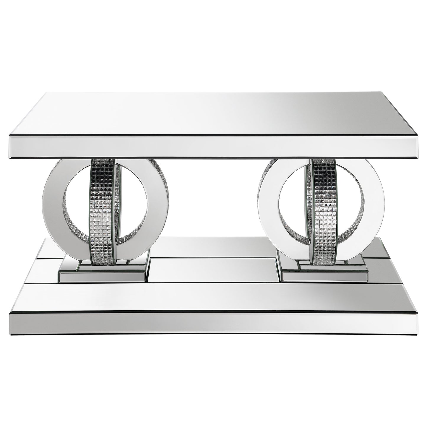 Breena Mirrored Coffee and End Table Set