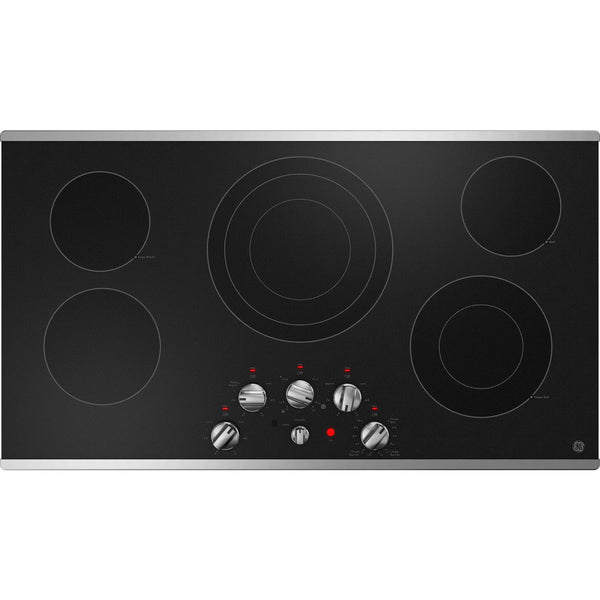 GE 36-inch Built-in Electric Cooktop JEP5036STSS