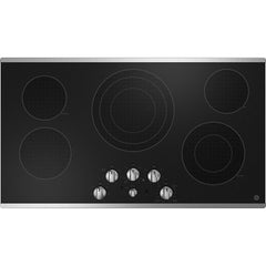  GE 36-inch Built-in Electric Cooktop JEP5036STSS IMAGE 2