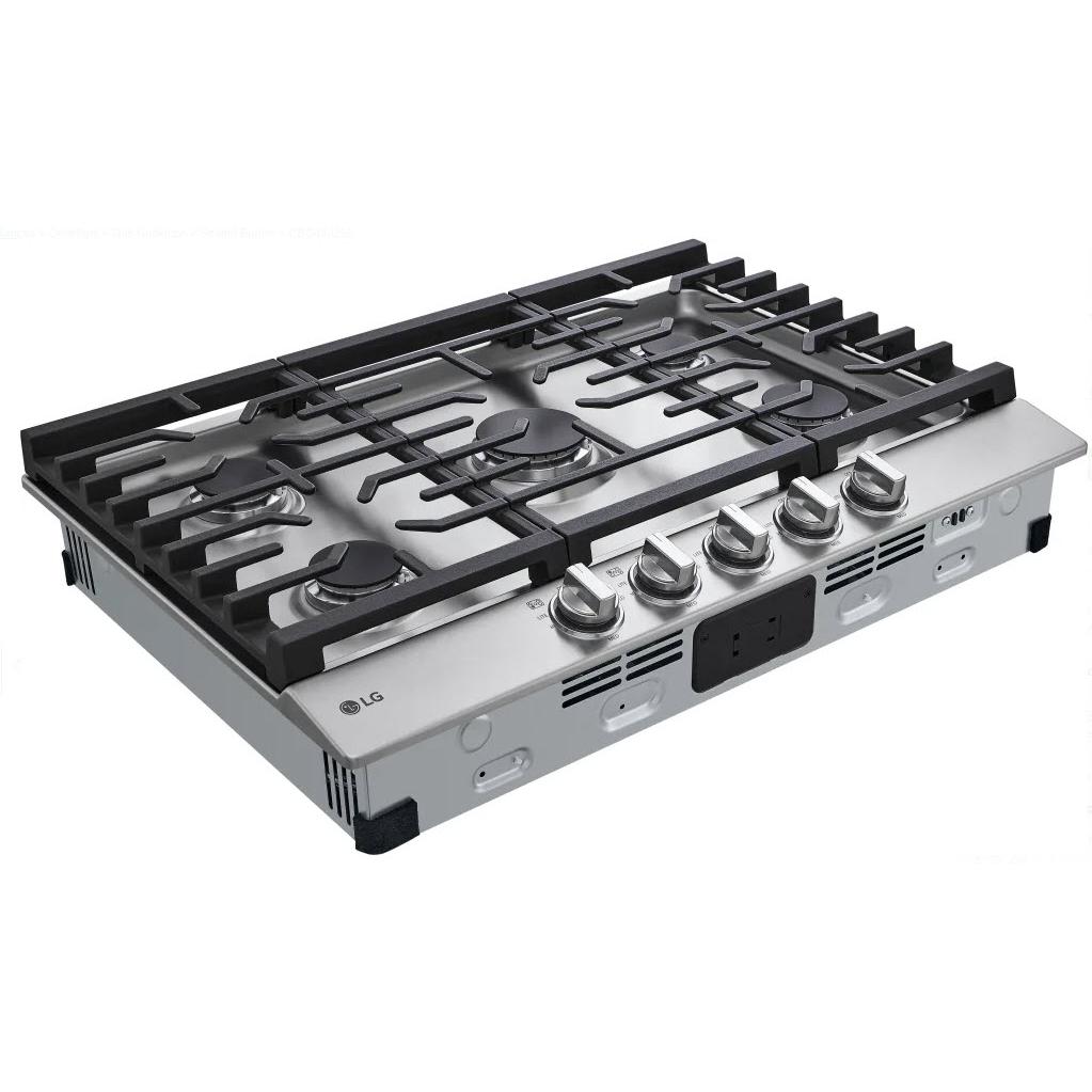  LG 30-inch Built-in Gas Cooktop CBGJ3023S IMAGE 2