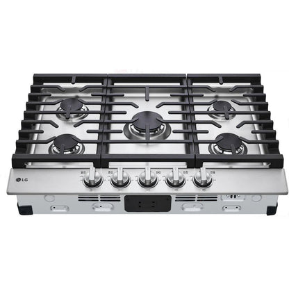 LG 30-inch Built-in Gas Cooktop CBGJ3023S IMAGE 3