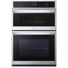  LG 30-inch, 6.4 cu.ft. Built-in Combination Wall Oven with ThinQ® Technology WCEP6427F IMAGE 1