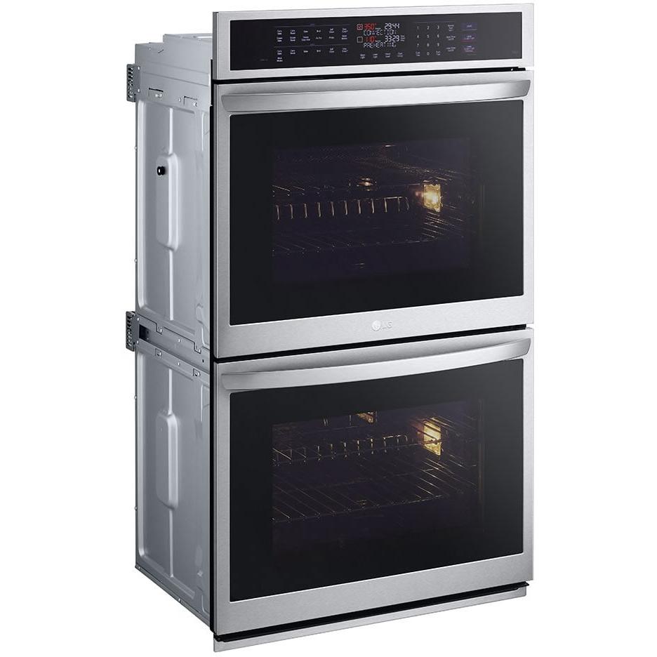 LG 30-inch, 9.4 cu.ft. Built-in Double Wall Oven with ThinQ® Technology WDEP9427F IMAGE 2