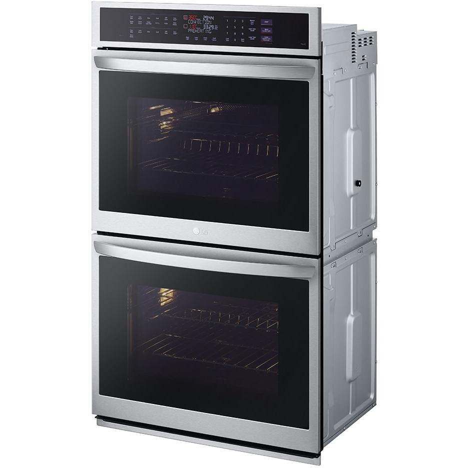 LG 30-inch, 9.4 cu.ft. Built-in Double Wall Oven with ThinQ® Technology WDEP9427F IMAGE 3