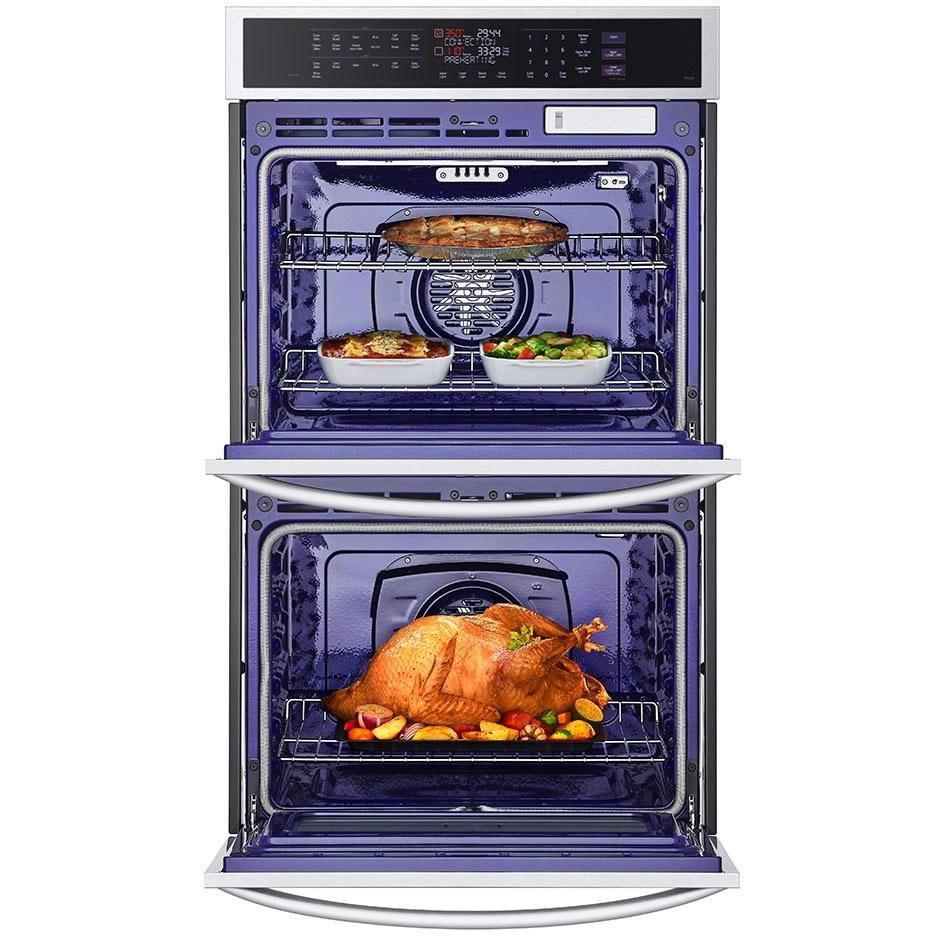 LG 30-inch, 9.4 cu.ft. Built-in Double Wall Oven with ThinQ® Technology WDEP9427F IMAGE 6