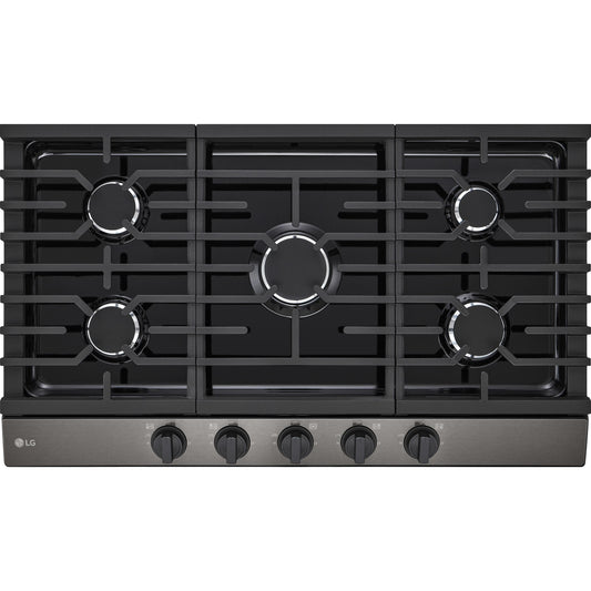 LG 36" Built-In Gas Cooktop CBGJ3623D IMAGE 1