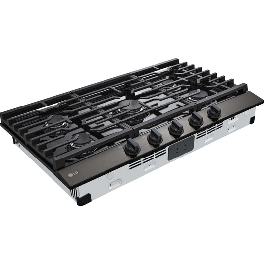 LG 36" Built-In Gas Cooktop CBGJ3623D IMAGE 2