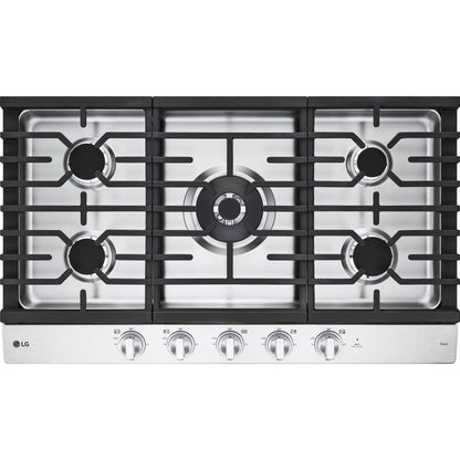 LG 36" Built-In Gas Cooktop CBGJ3627S IMAGE 1