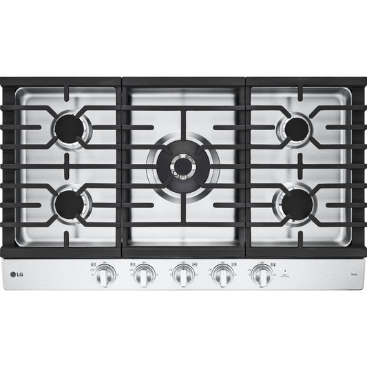 LG 36" Built-In Gas Cooktop CBGJ3627S IMAGE 1