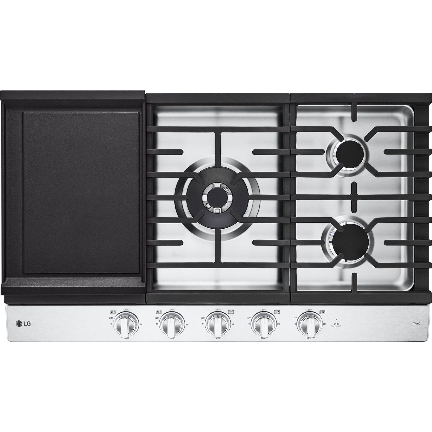 LG 36" Built-In Gas Cooktop CBGJ3627S IMAGE 2