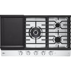  LG 36" Built-In Gas Cooktop CBGJ3627S IMAGE 2