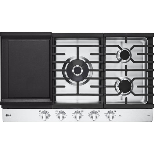 LG 36" Built-In Gas Cooktop CBGJ3627S IMAGE 2
