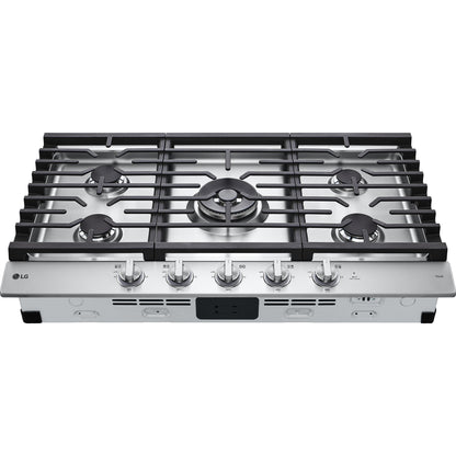 LG 36" Built-In Gas Cooktop CBGJ3627S IMAGE 5