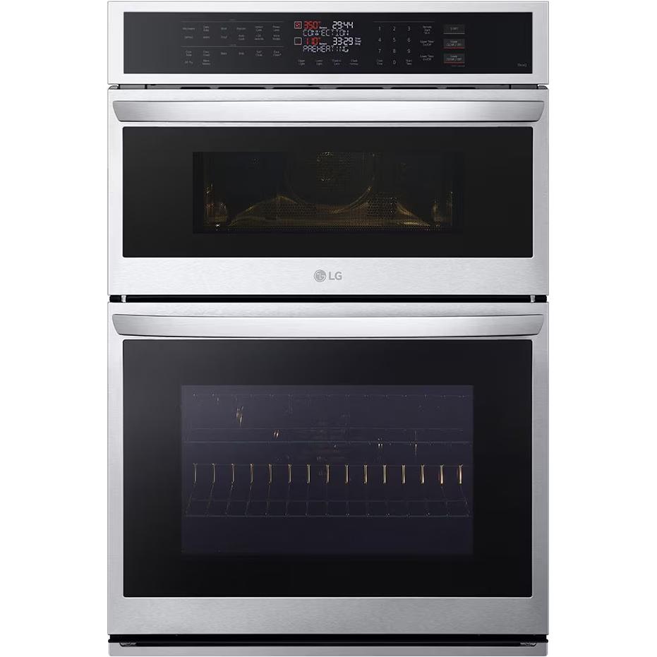  LG 30-inch, 6.4 cu. ft. Built-in Combination Wall Oven with ThinQ® Technology WCEP6423F IMAGE 1