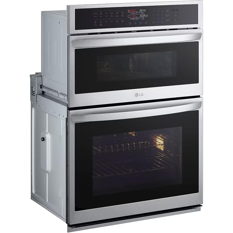  LG 30-inch, 6.4 cu. ft. Built-in Combination Wall Oven with ThinQ® Technology WCEP6423F IMAGE 2