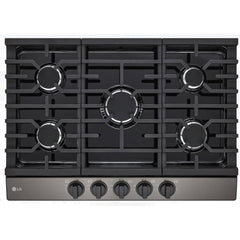  LG 30-inch Built-in Gas Cooktop CBGJ3023D IMAGE 1