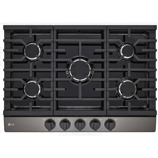 LG 30-inch Built-in Gas Cooktop CBGJ3023D IMAGE 1