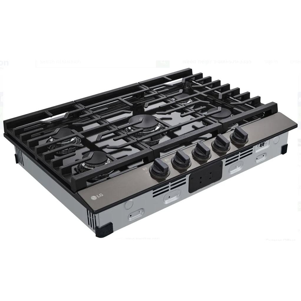  LG 30-inch Built-in Gas Cooktop CBGJ3023D IMAGE 2