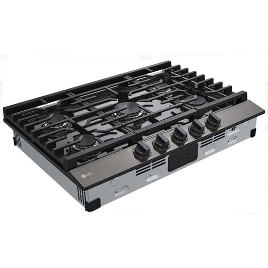 LG 30-inch Built-in Gas Cooktop CBGJ3023D IMAGE 2