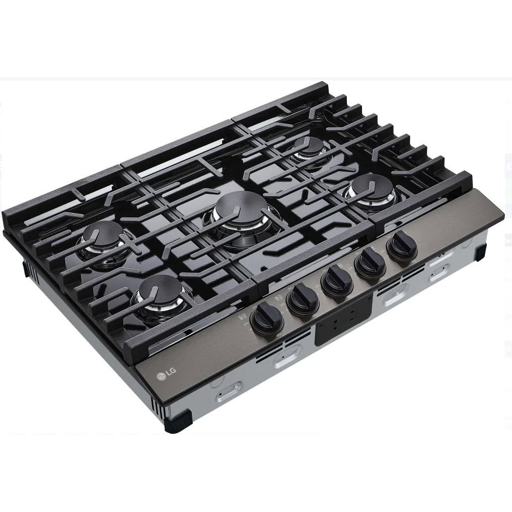  LG 30-inch Built-in Gas Cooktop CBGJ3023D IMAGE 4
