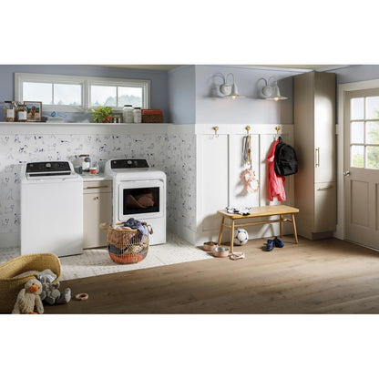  GE 7.4 cu.ft. Gas Dryer with Sensor Dry GTD58GBSVWS IMAGE 10