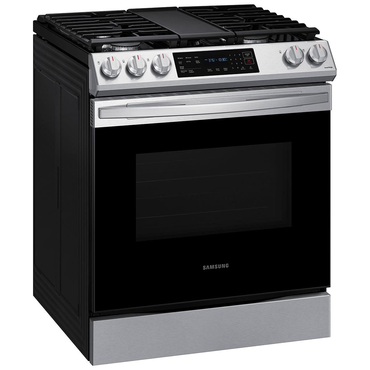 Samsung 30-inch Slide-in Gas Range with Convection Technology NX60BG8315SS/AA IMAGE 5