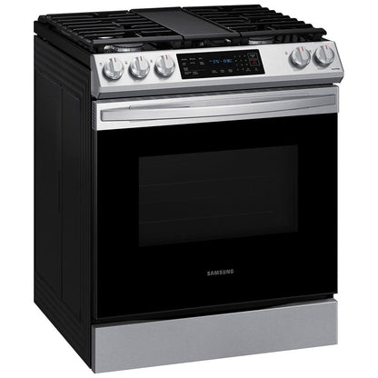 Samsung 30-inch Slide-in Gas Range with Convection Technology NX60BG8315SS/AA IMAGE 5